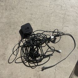 apple tv cord and box