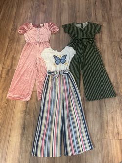Girls Jumpsuit Bundle – Set of 3