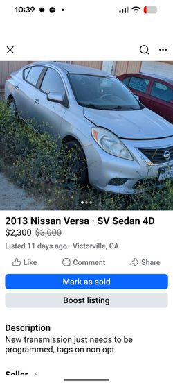 Nissan versa 2013