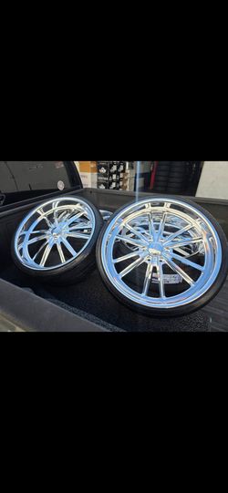 24" US MAG billets w/ tires. $3k