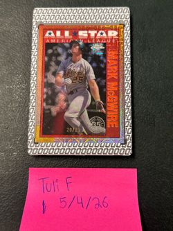 Mark McGwire Orange Mojo /25 (Near Mint)