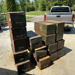 Old Filing Boxes 