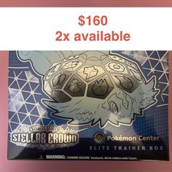 Pokemon Center Stellar Crown Elite Trainer Box