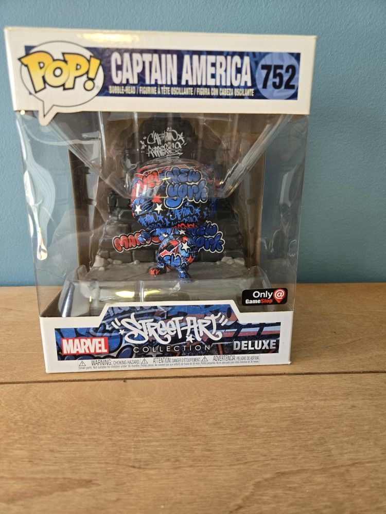 Captain America Funko Pop Art Figure