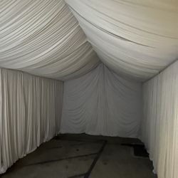 White Tent And Drapping 