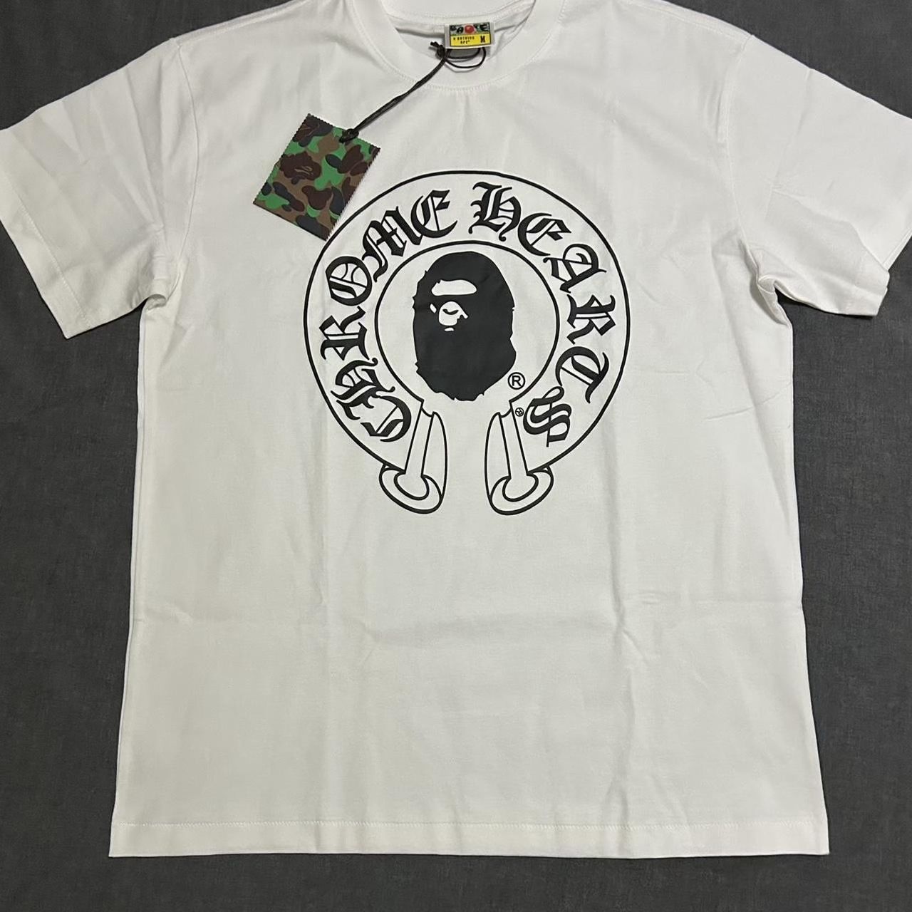 Bape Chrome Collab Spider Denim Jeans Tears Off White Tee Shirt Cotton Wreath Hearts Off White Hoodie XL
