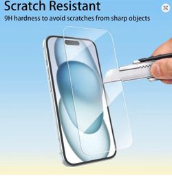 Clear phone screen protector