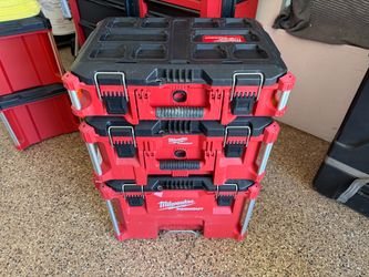 Milwaukee PACKOUT 3-Piece Rolling Toolbox Se