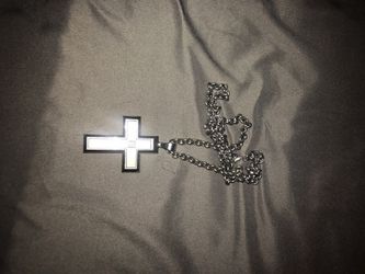 Silver Cross Chain/Necklace