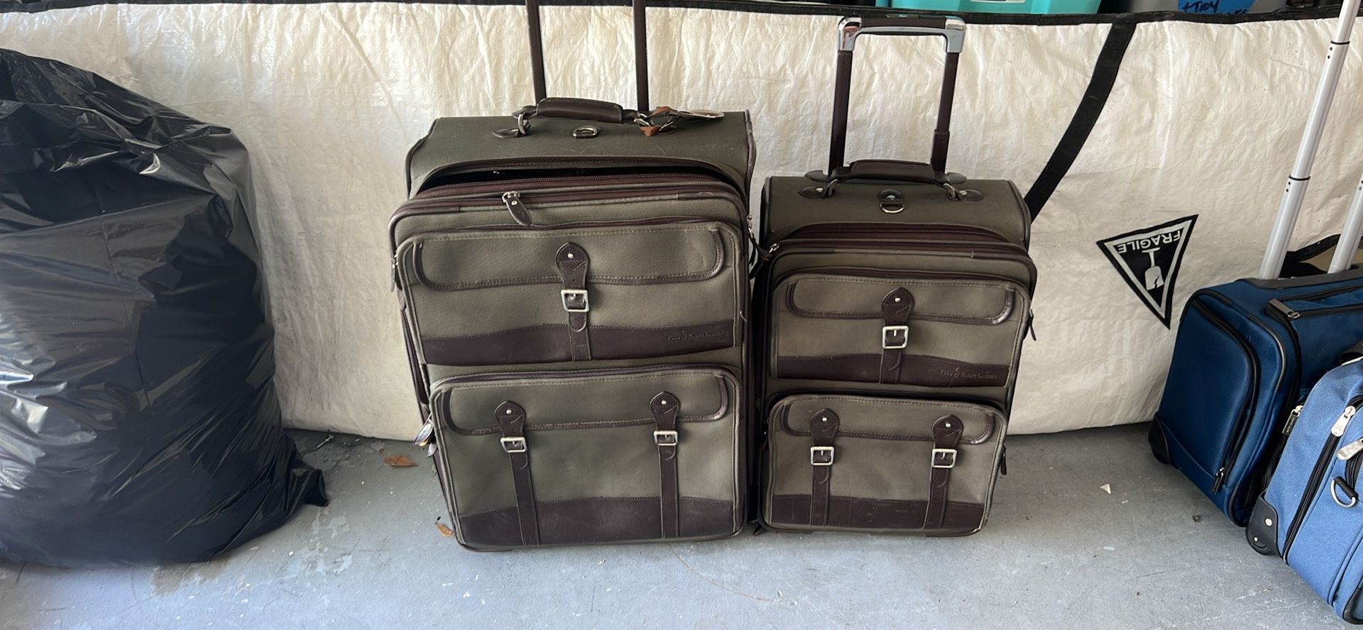 2 Polo Ralph Lauren Suitcases