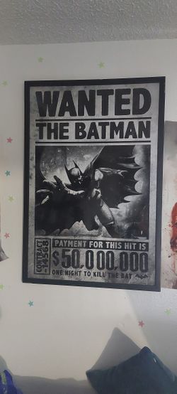 DC Comics Batman  Collectible Antique Wall Art