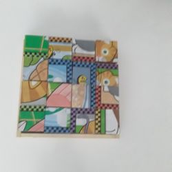 Melissa & Doug Wooden Cube Puzzle Pets