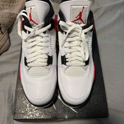 Jordan 4 Retro Red Cement Size 12