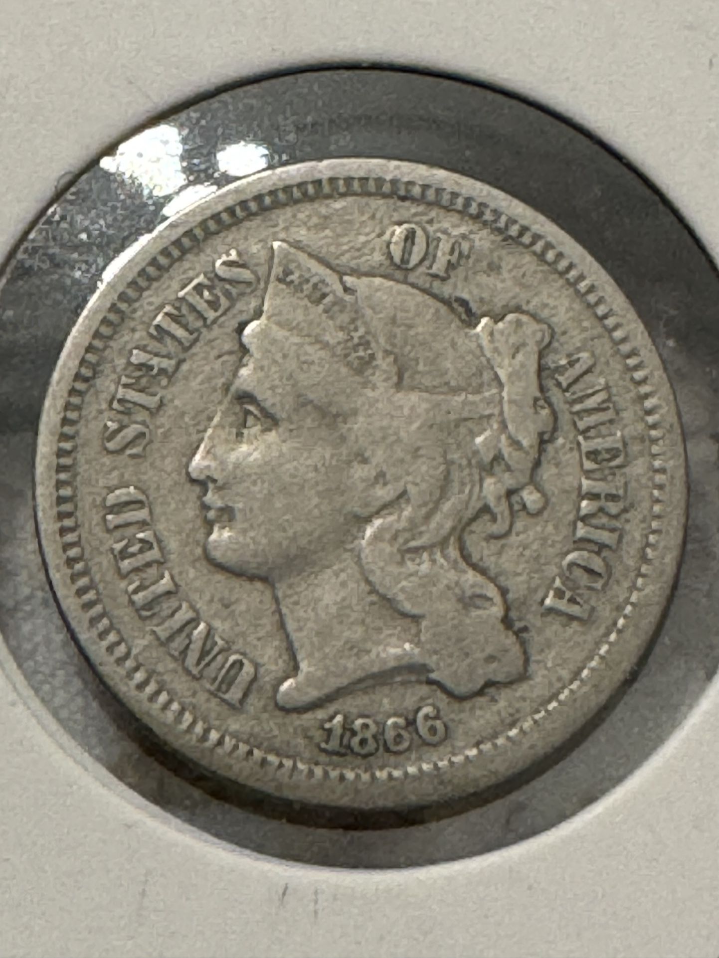 1866 Three-Cent Piece