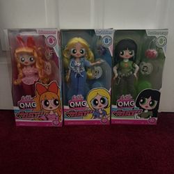 SET LOL SURPRISE OMG POWERPUFF GIRLS DOLL BUBBLES BLOSSOM BUTTERCUP