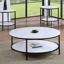 Valerie Coffe Table w/ 2 End Tables