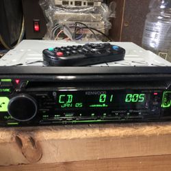 Kenwood Bluetooth Cd USB Auxiliary Car Stereo Head Unit 