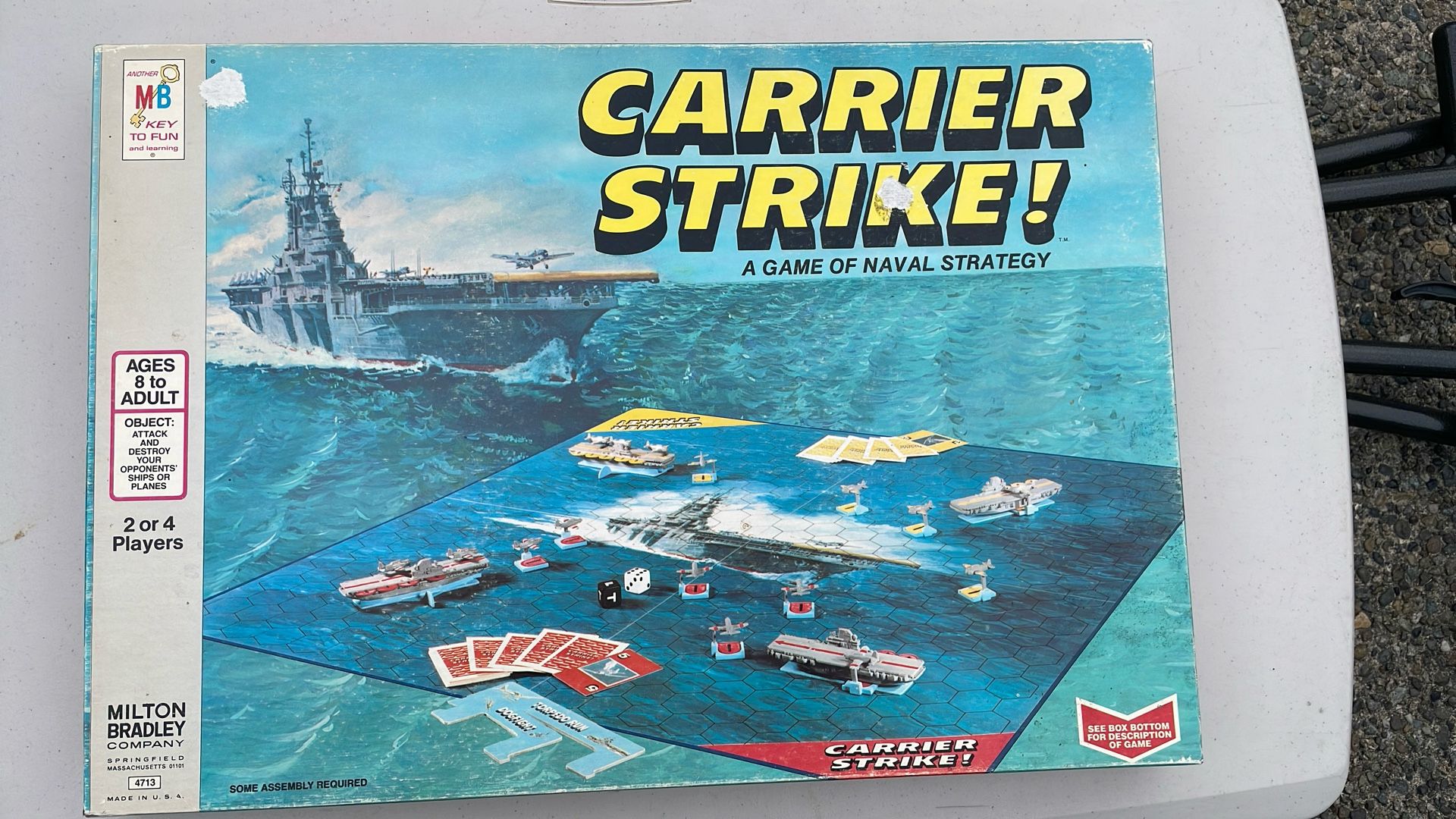 Vintage Carrier Strike! Board Game by Milton Bradley