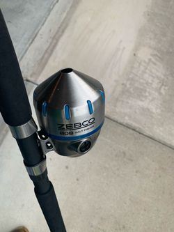 Zebco Saltwater and Freshwater Spincast Rod& Reel Combo set