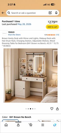 Vanity Brand New In Box