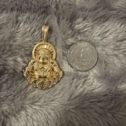 18k Custom Buddha Pendant