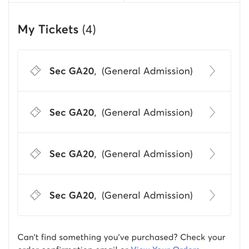 Selling 2 Last Tickets For Sunday August 8 Oc Fair 