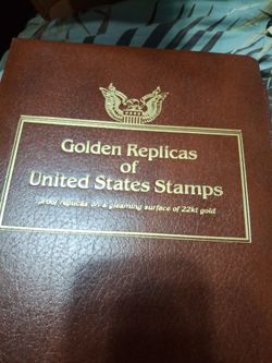 Golden Replicas of United States Stamps Album