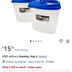 Surefresh Containers And Lids  5 Pieces 