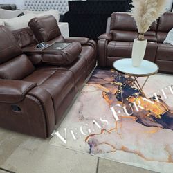 2PC LIVING ROOM SET Recliners 