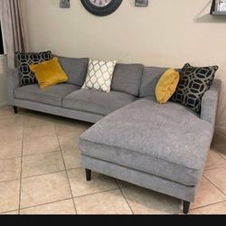 Beautiful Grey Sectional Couch From Living Spaces 