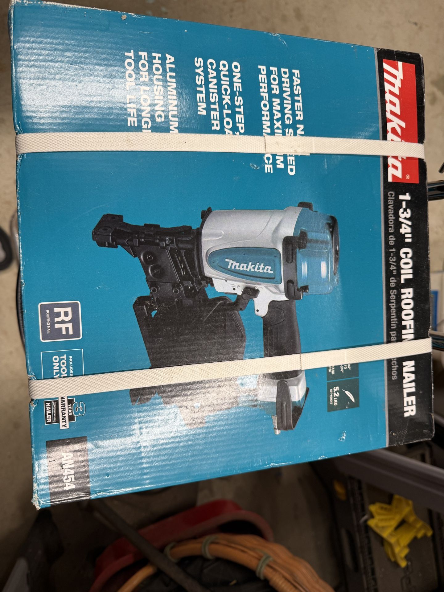 Makita 1 3/4” Cool Roofing Nailer - AN454 New In Box