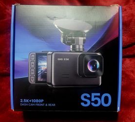 Dual Dash Cam HD S50 With 32GB SD
