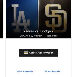 Dodgers Vs Padres (8-6-23)
