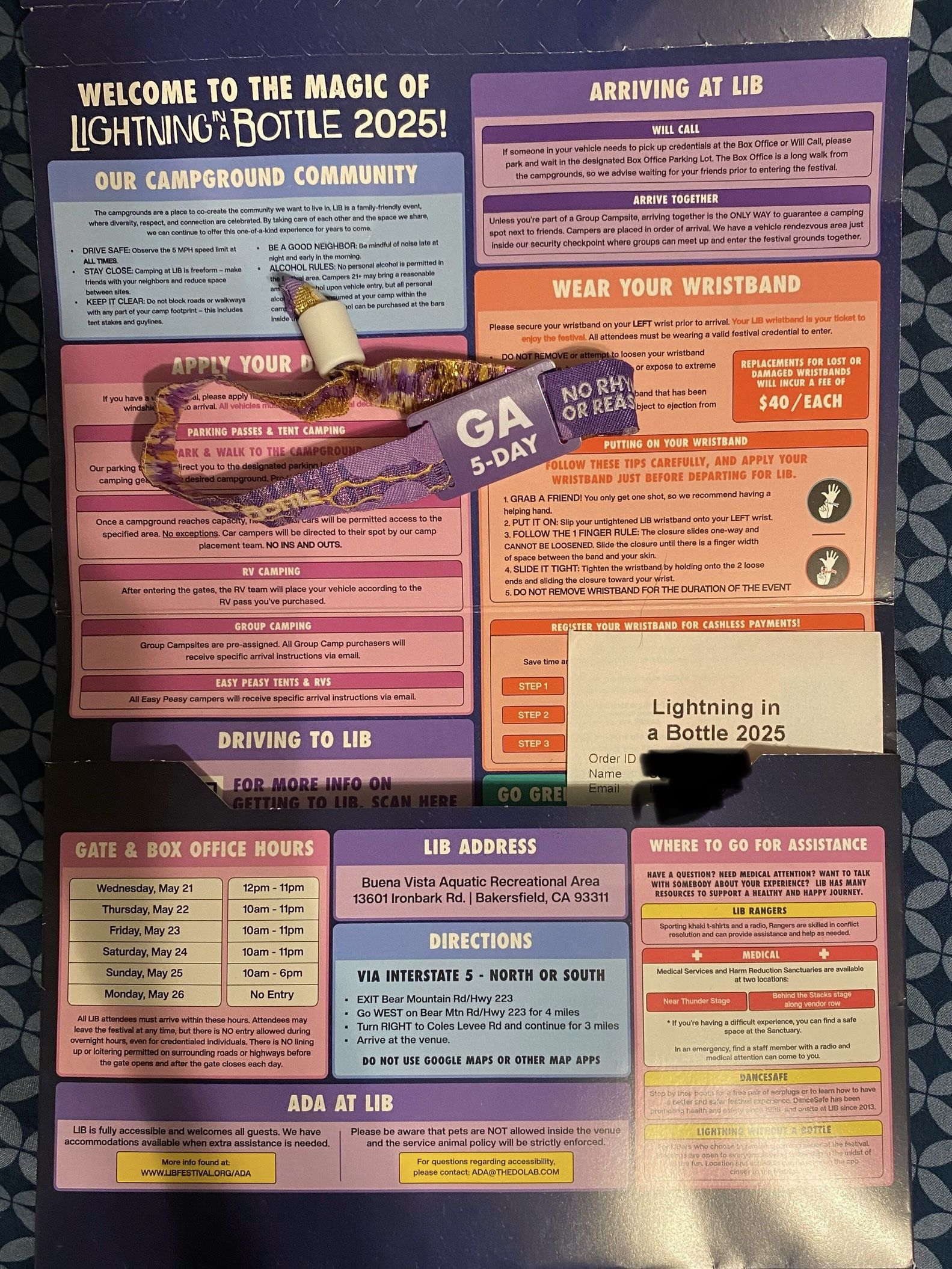 5 Day Lightning In A Bottle Wristband For Sale $389