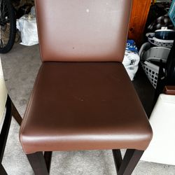 Leather bar Stool