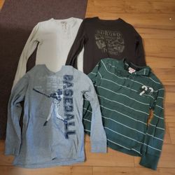 Boys Size 8 Long Sleeve Shirts 