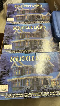 Icicle Lights White