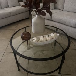 Round Glass Coffee Table
