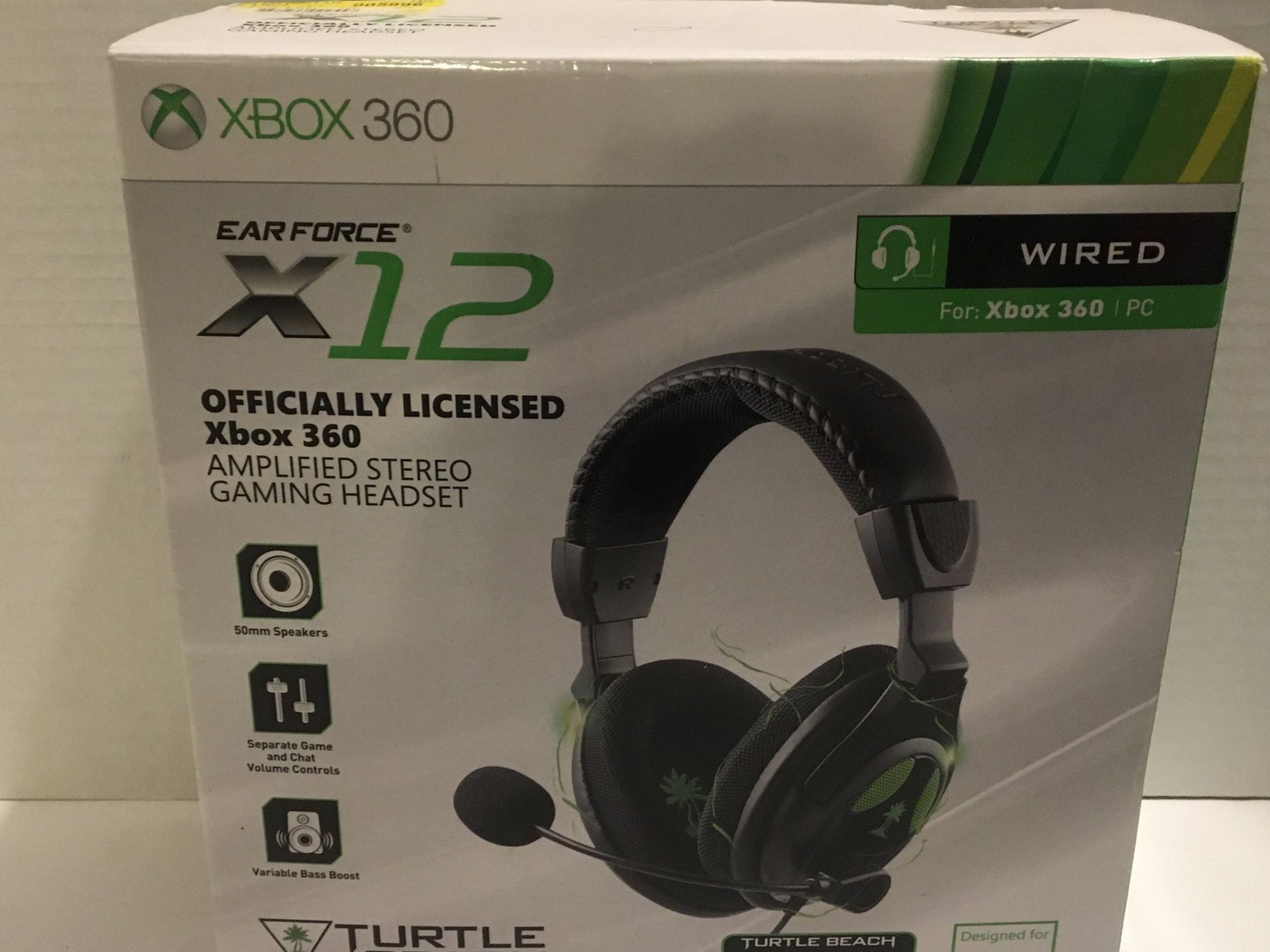 Turtle Beach Wired Xbox 360 Earforce X12