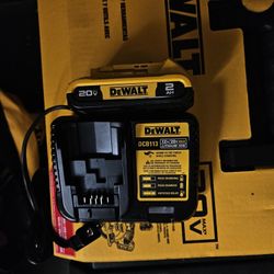 New Combo 2ah 20v Dewalt Battery And Charger 45.00 Firm