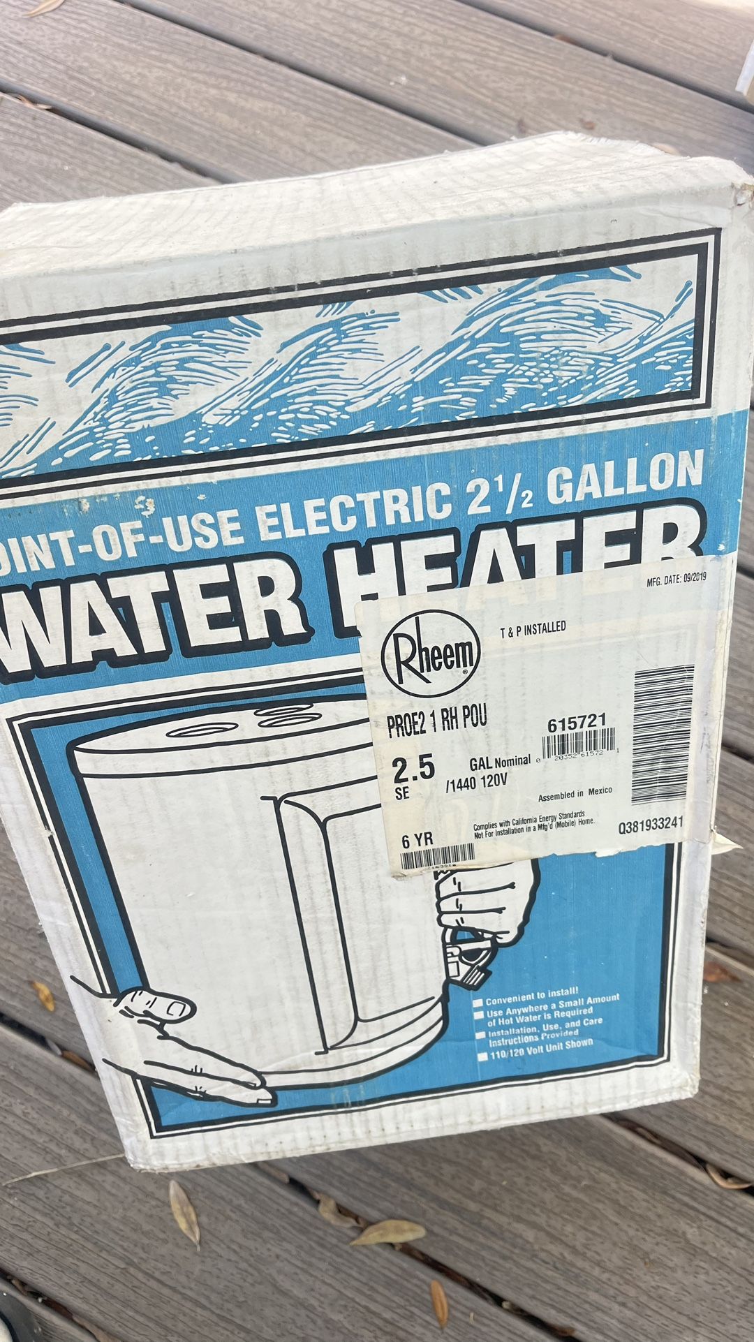 Waters Heater