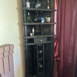 Corner Wine Shelf -free