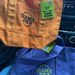 Trader Joe Halloween Tote bags
