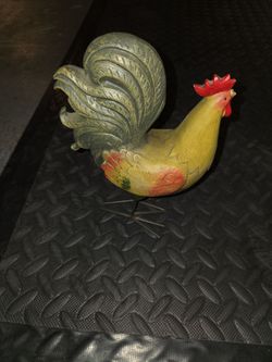 Ceramic rooster
