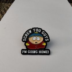 METAL ENAMEL SOUTH PARK "CARTMAN" PIN.  NEW. PICKUP ONLY 
