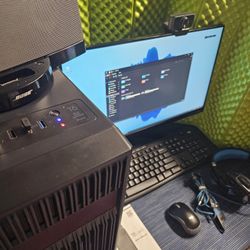 Samsung Monitor with Camera + PC + BOSE Speakers + Accessories