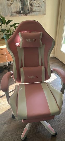 Pink gaming chair