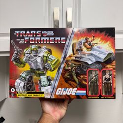 Transformers Gi Joe - Kup Tripple T, Sgt Slaughter, Leather Neck