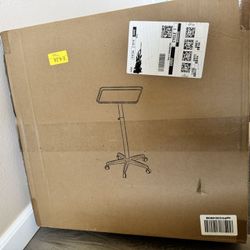 Brand new unopened metal tray on wheels 
