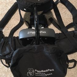 **$50**USED PiggyBackPack Toddler/Adult Backpack Carrier